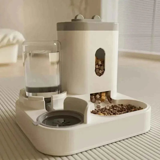 Cat Auto Feeder Water Fountain