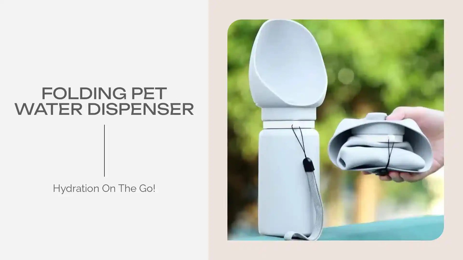 Folding Pet Water Dispenser by@Outfy