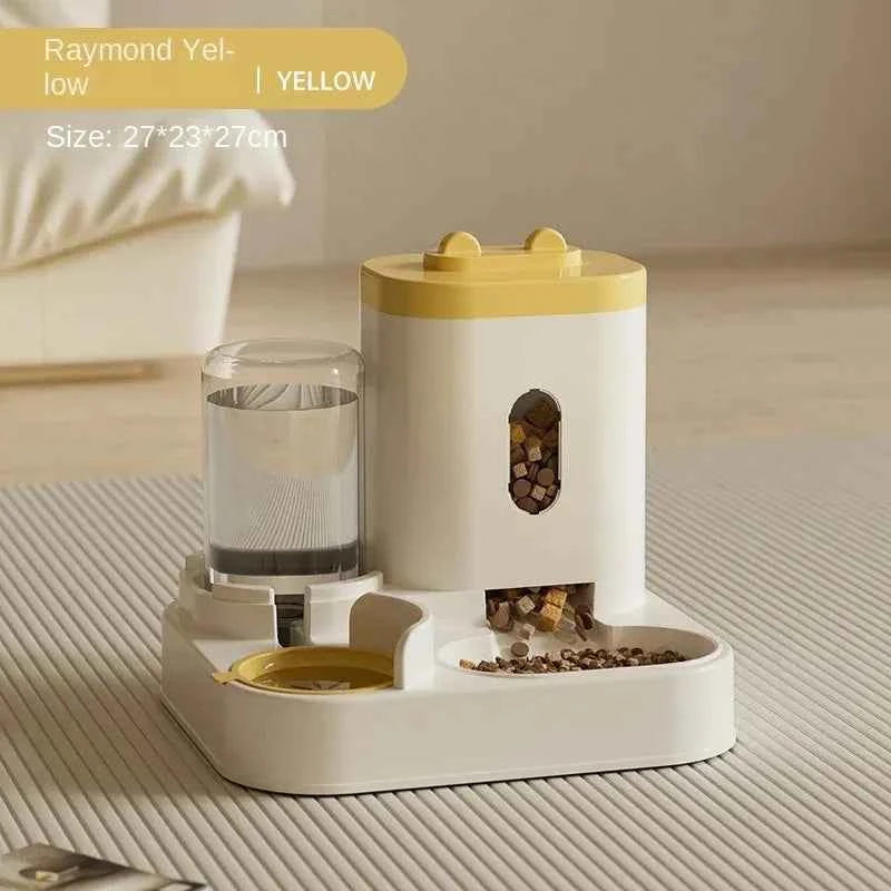 Cat Auto Feeder Water Fountain