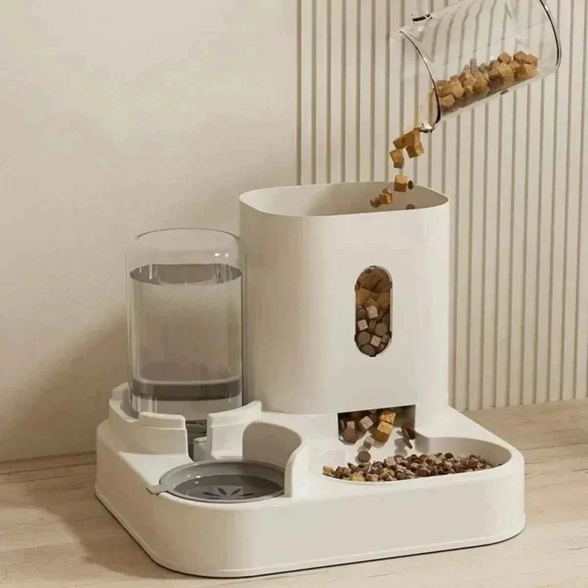 Cat Auto Feeder Water Fountain