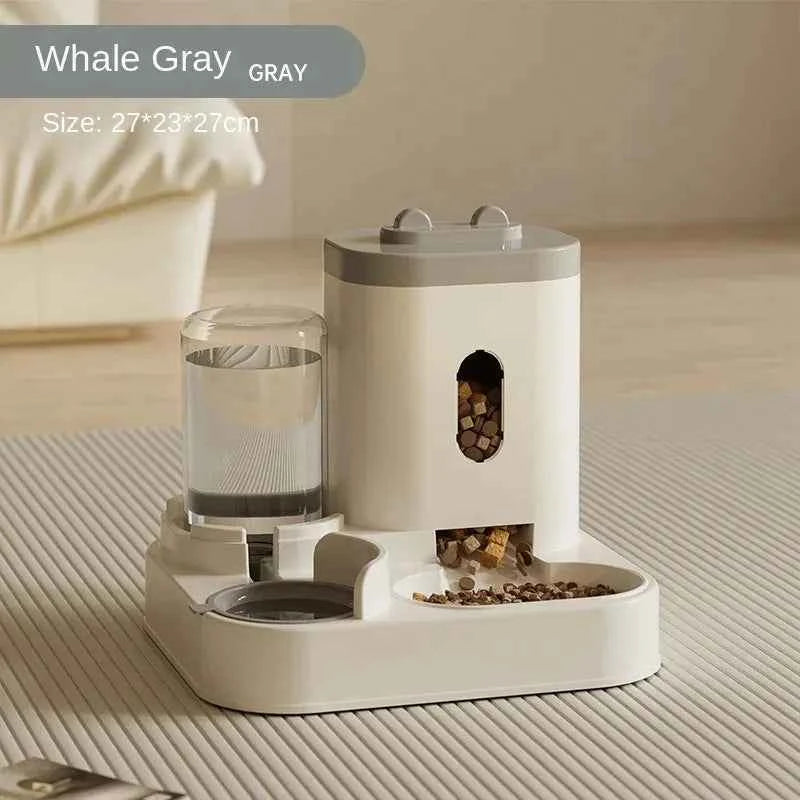 Cat Auto Feeder Water Fountain