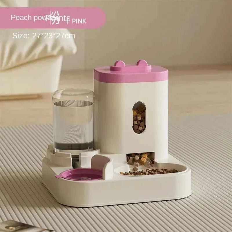 Cat Auto Feeder Water Fountain