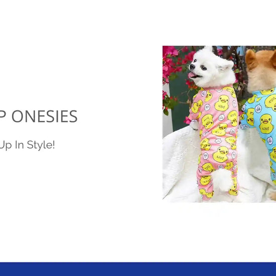 Cozy Pup Onesies by@Outfy